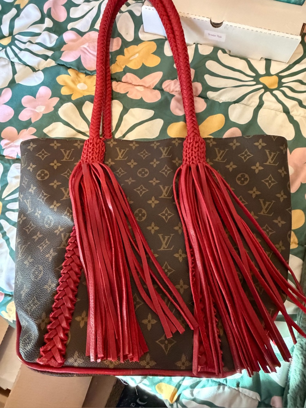 Brand New Vintage Boho Mykonos Tote